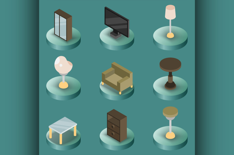 interior-color-isometric-icons