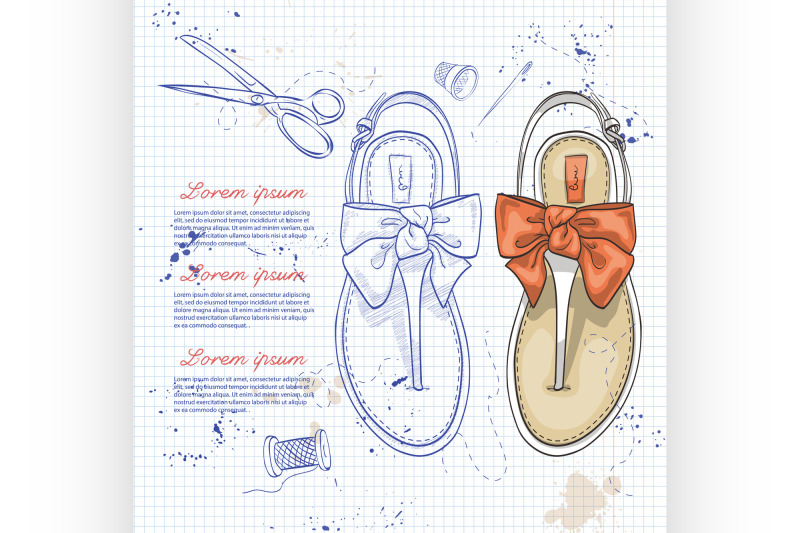 fashion-vector-sketch-womens-shoes