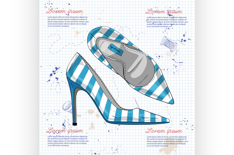 fashion-vector-sketch-womens-shoes