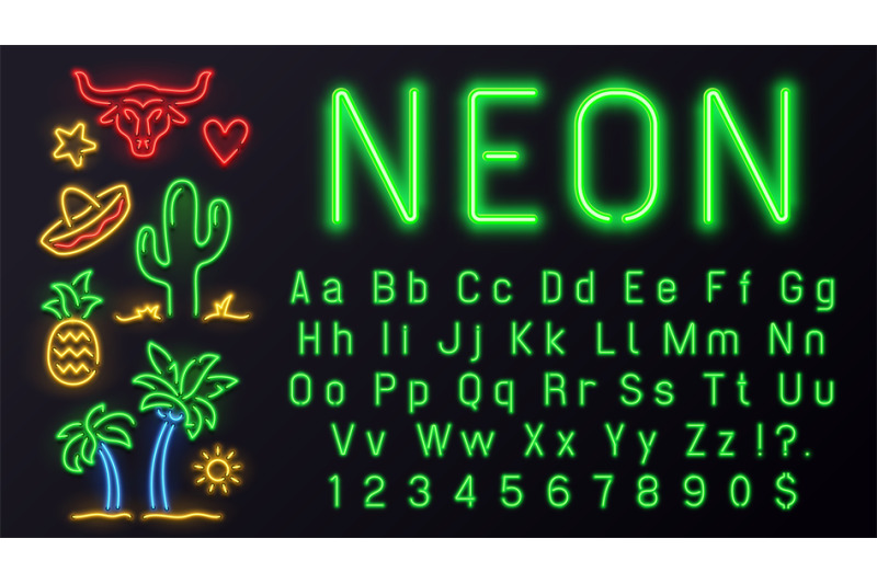 neon-font-with-signs-vector-alphabet-for-night