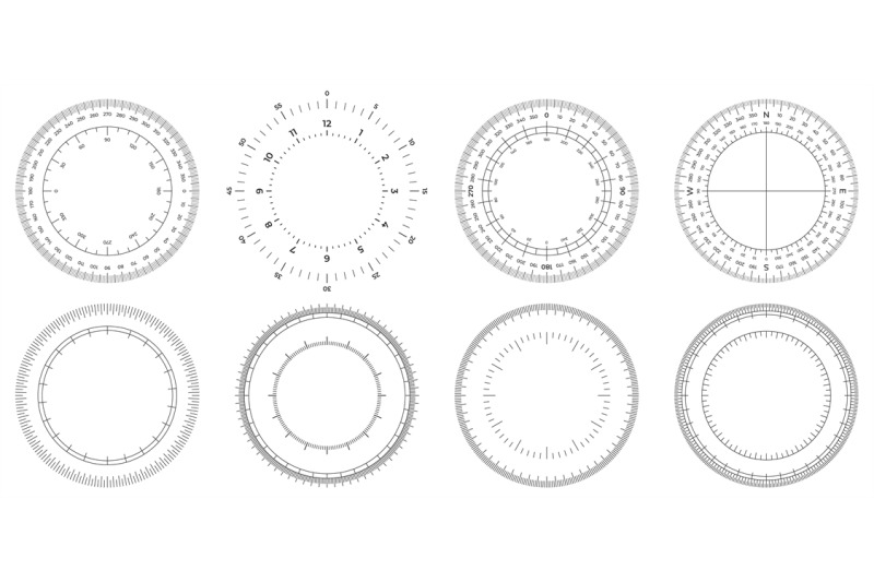 round-measuring-circles-360-degrees-scale-circle-with-lines-circular