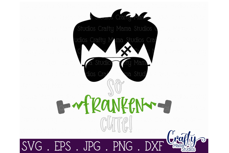Download So Franken Cute Svg, Boy Halloween Shirt Svg By Crafty Mama Studios | TheHungryJPEG.com