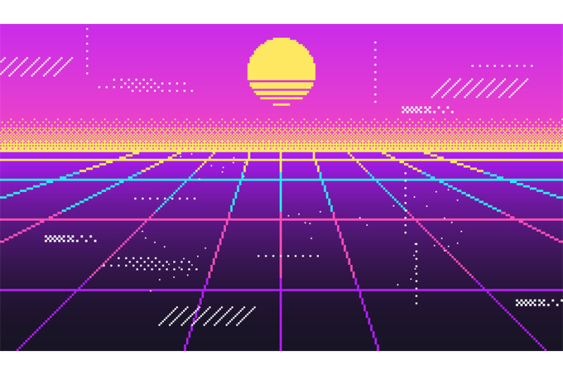 vaporwave-background-for-disco-virtual-trendy-glow-vintage