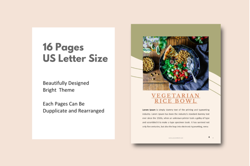 recipe-ebook-vegan-powerpoint-template