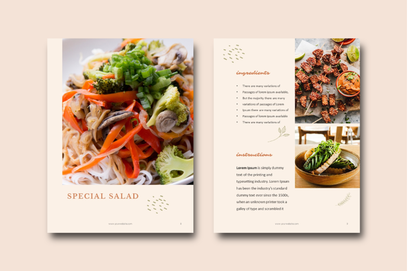 recipe-ebook-vegan-powerpoint-template