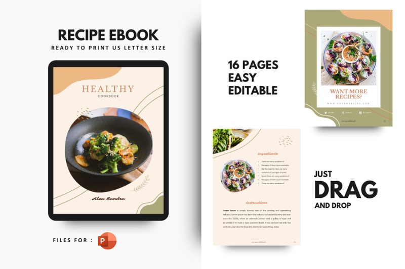 recipe-ebook-vegan-powerpoint-template