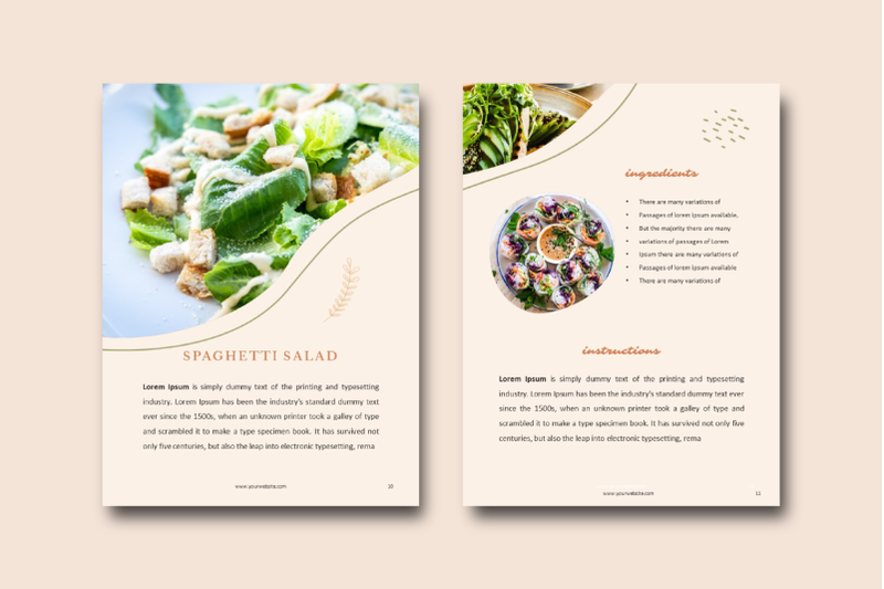 recipe-ebook-vegan-powerpoint-template