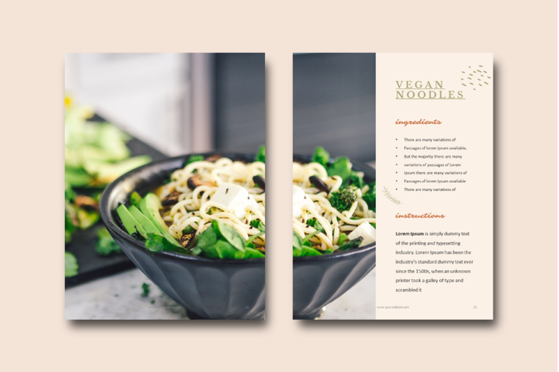 recipe-ebook-vegan-powerpoint-template