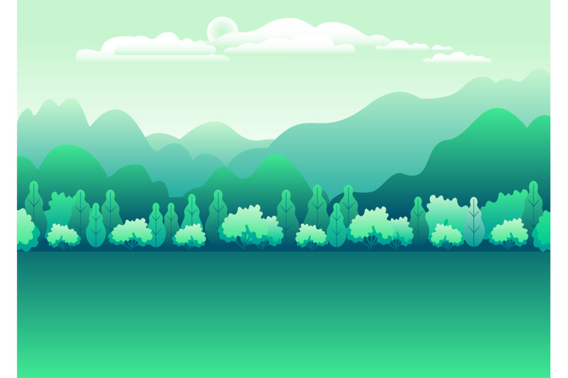 hills-and-mountains-landscape-in-flat-style-design-green-colors