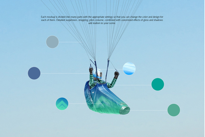 paraglider-mockups-set