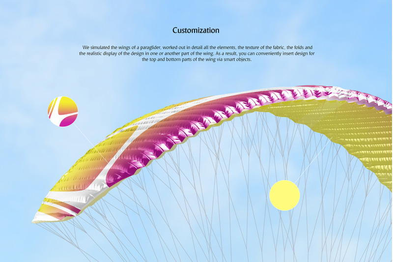 paraglider-mockups-set