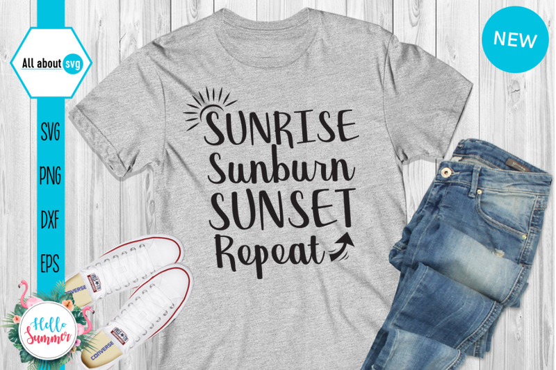 sunrise-sunburn-sunset-repeat-svg