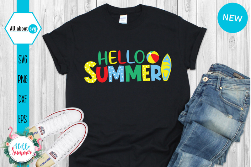 colorful-hello-summer-svg