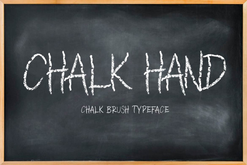 chalk-hand-chalk-font