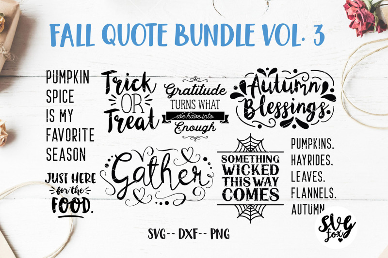 The Fall Favorites Craft Bundle By Thehungryjpeg Thehungryjpeg Com