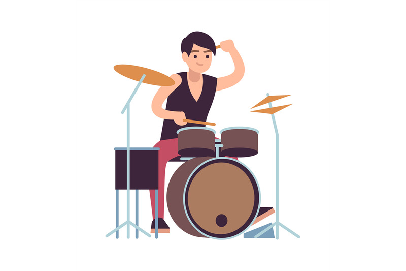 drummer-young-man-playing-on-drums-vector-cartoon-rock-and-pop-music