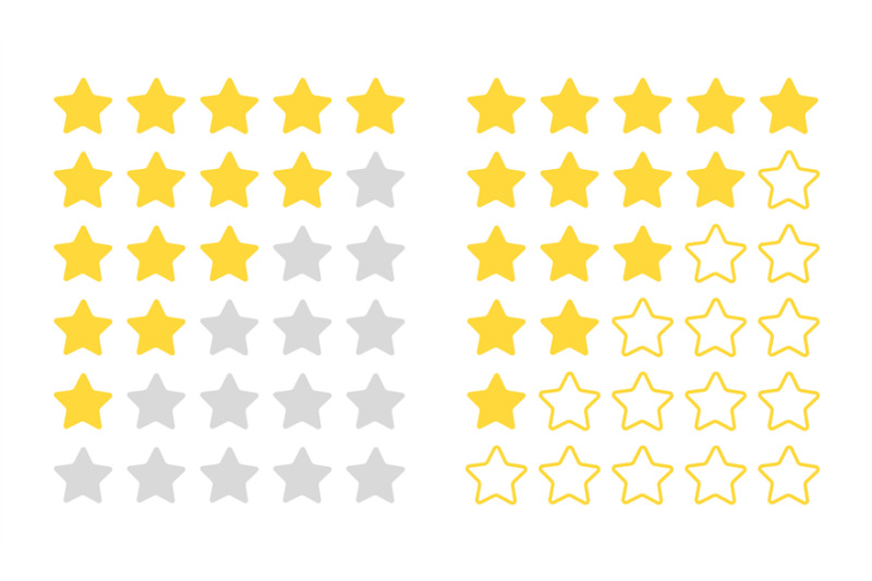 five-star-rating-modern-rated-objects-for-feedback-bar-vector-review