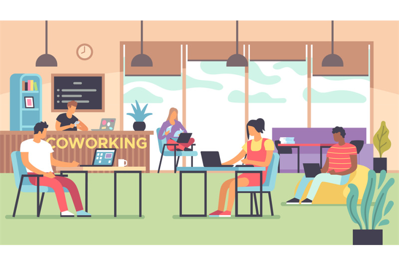 coworking-people-talking-and-working-at-computers-in-open-space-offic