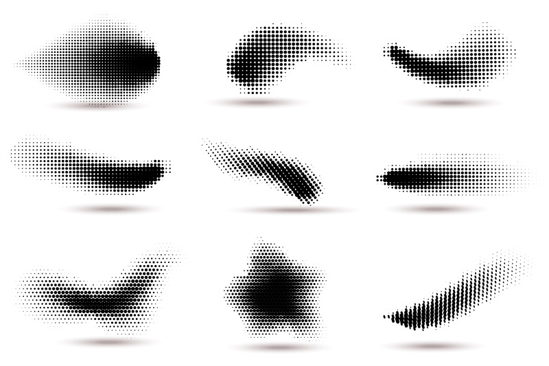 halftone-shapes-curved-dotted-spots-with-halftone-circle-dot-gradient