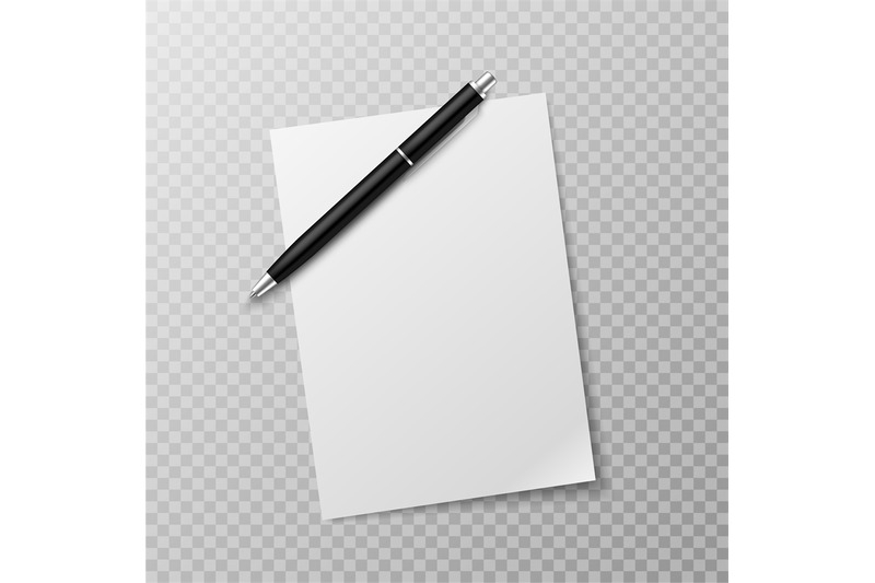 pen-and-paper-sheet-blank-white-paper-sheet-and-ballpoint-pen-top-vie