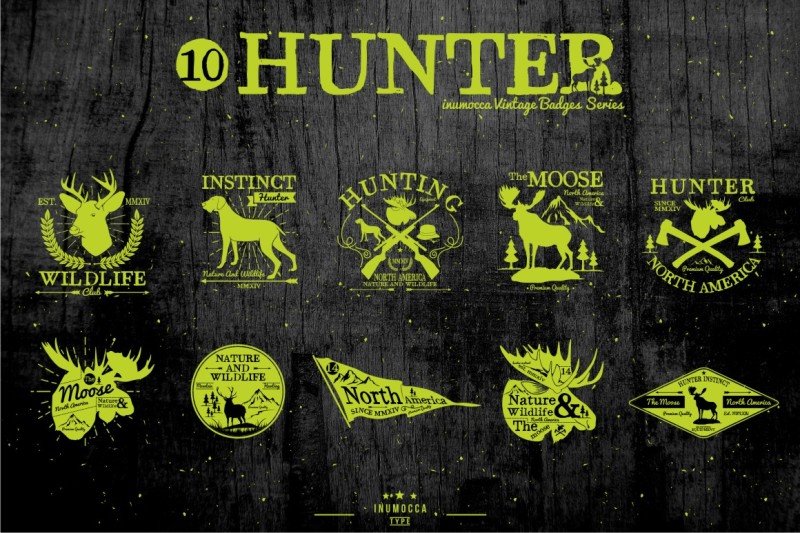 hunter-vintage-badge-editable-text