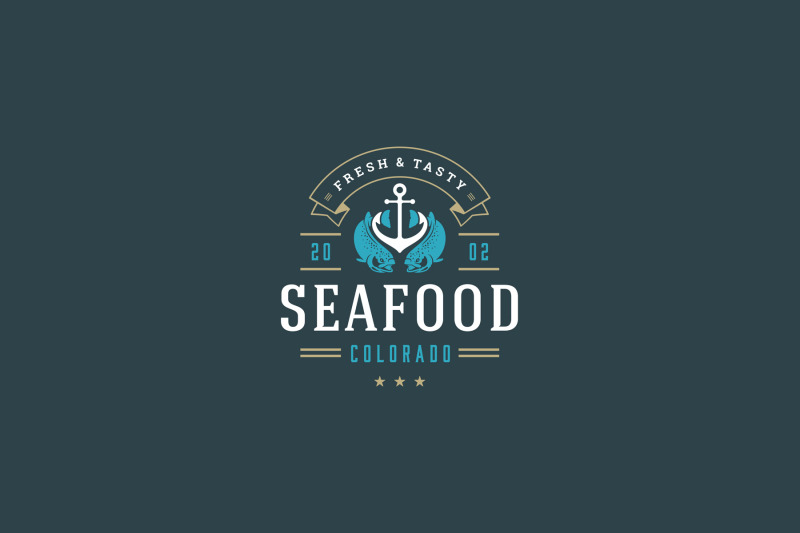 seafood-restaurant-logo-design-template