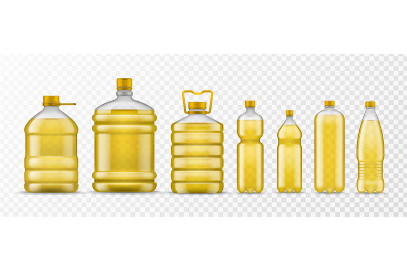 vegetable-oil-bottle-different-packaging-plastic-bottles-with-yellow