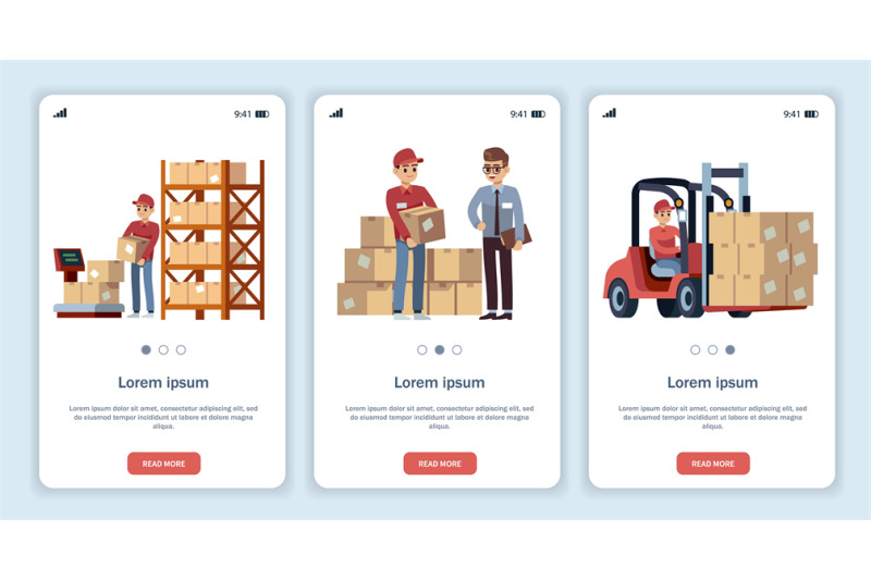 warehouse-for-mobile-app-logistic-theme-transportation-and-forklift