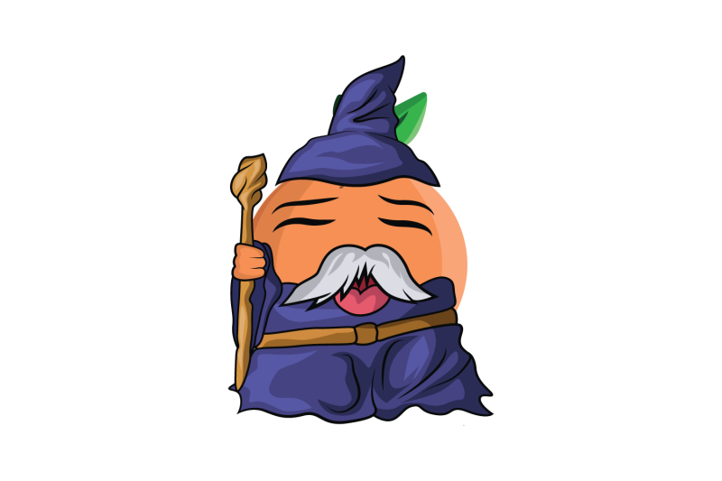 orange-fruit-wizard-cartoon-character-design