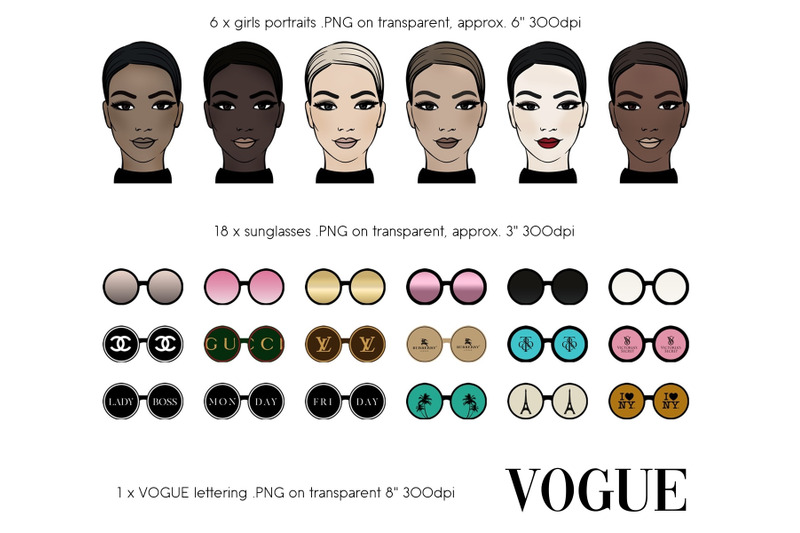 fashion-clipart-vogue-illustrations