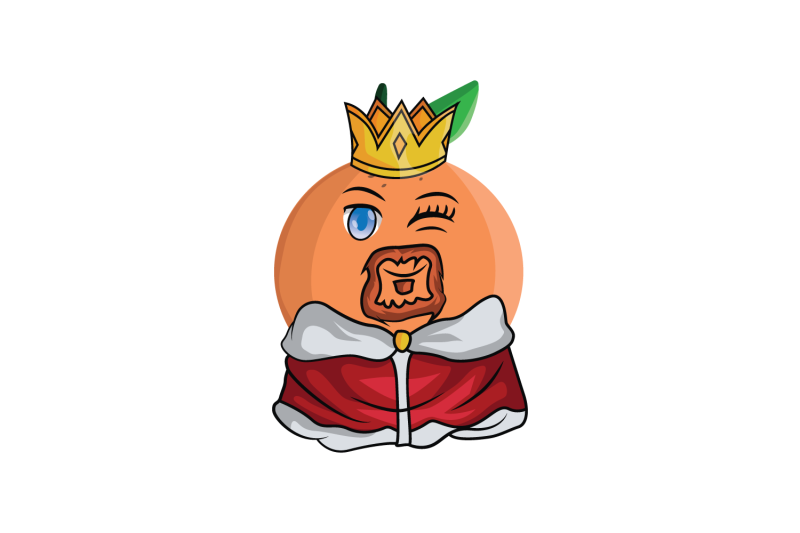 orange-fruit-king-cartoon-character-design