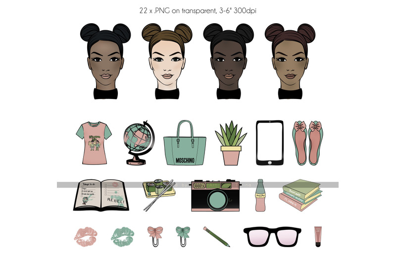 geek-girl-clipart-fashion-illustration