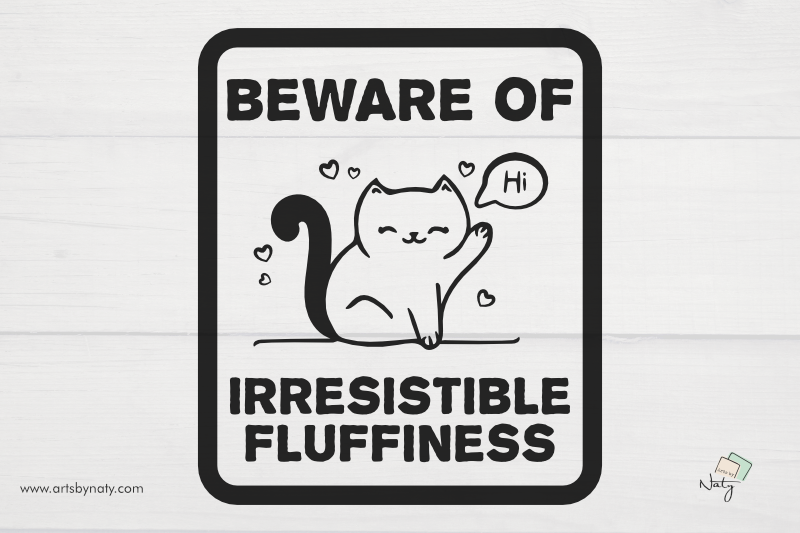 funny-cat-sign-beware-of-irresistible-fluffiness
