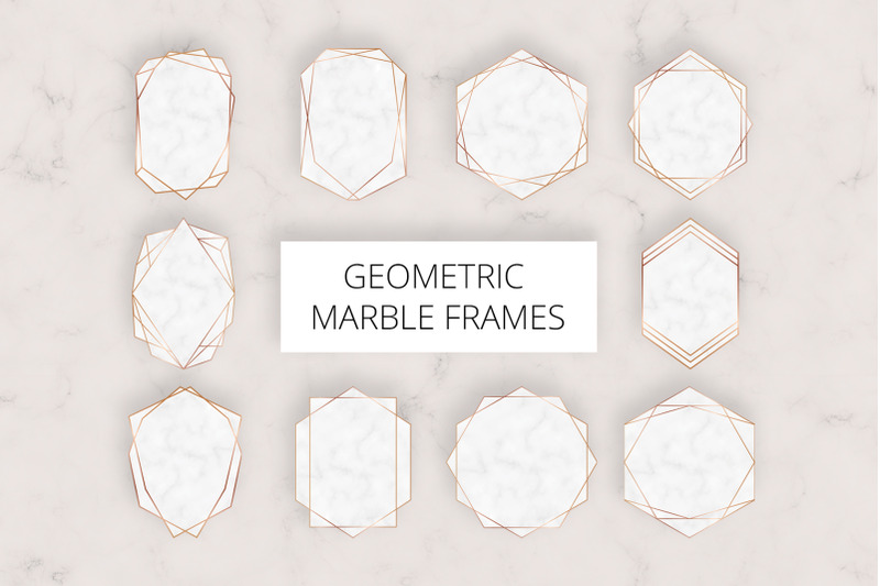 geometric-marble-frames
