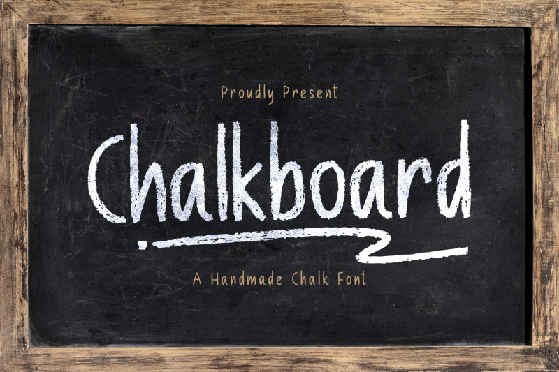 chalk-board-a-handmade-chalk-font
