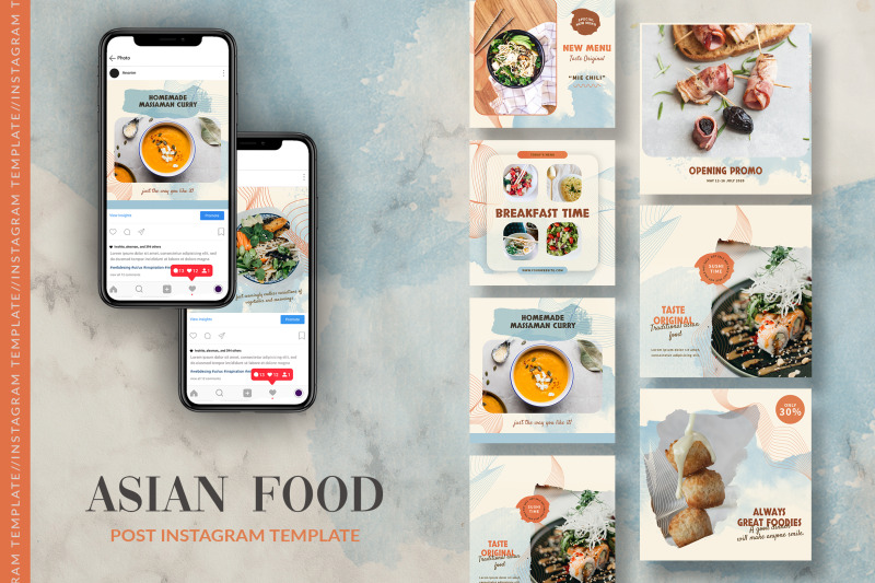 asian-food-instagram-post-template