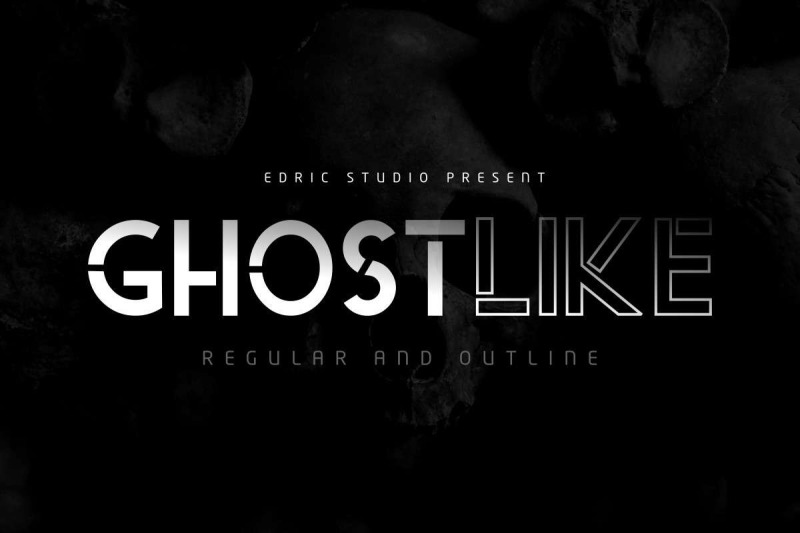 Ghostlike By Edric Studio Thehungryjpeg Com