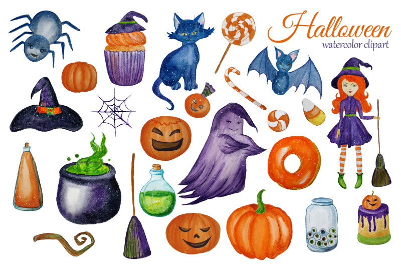 watercolor-cute-halloween-clipart-witch-clip-art-children-halloween