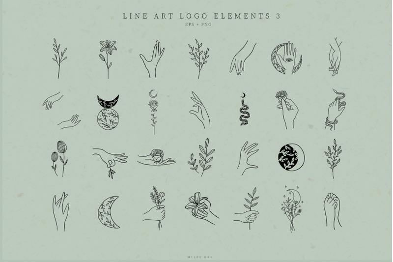 line-art-logo-elements-logo-design-business-illustration-one-line