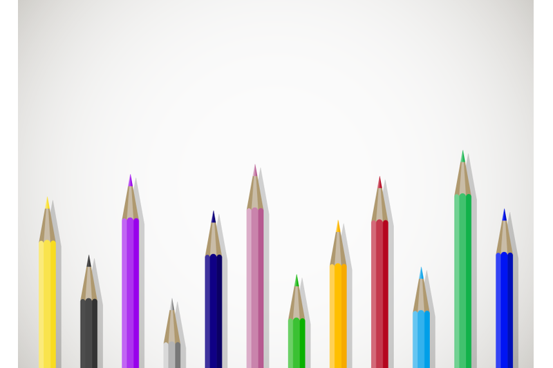 color-pencils-art-banner-poster-with-place-for-text