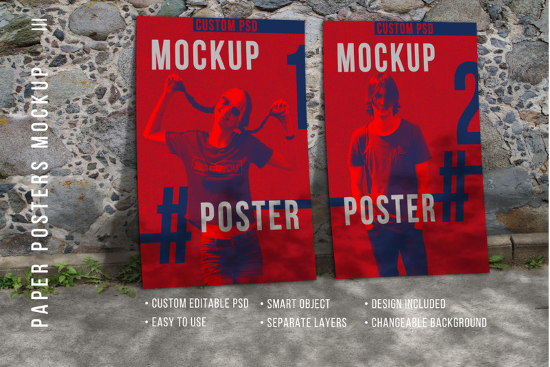 two-paper-posters-mockup