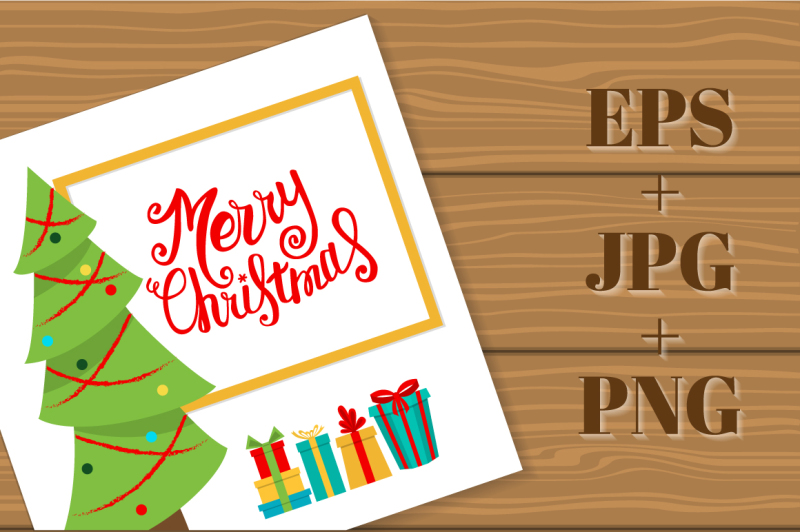 lettering-christmas-card