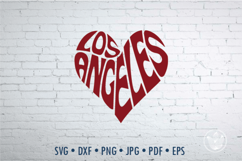 los-angeles-word-art-svg-dxf-eps-png-jpg-cut-file