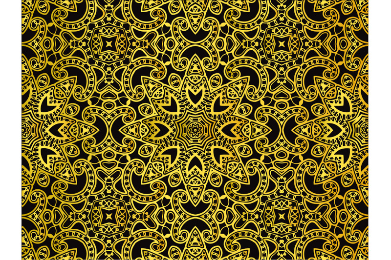 pattern-gold-abstract-flower