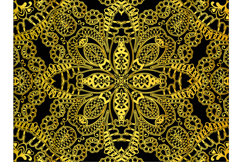 pattern-gold-flower-batik