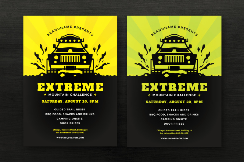 off-road-competition-flyer-template