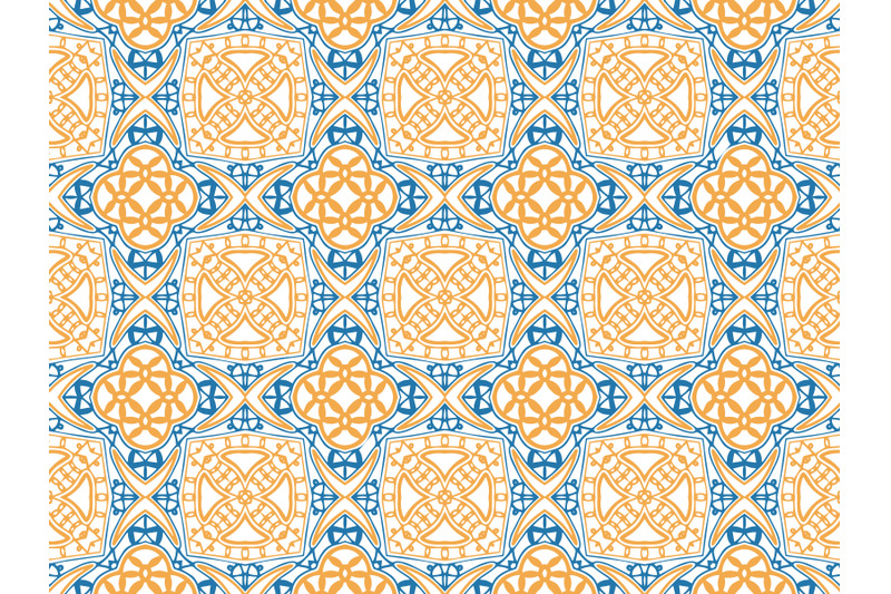 pattern-abstract-blue-and-orange-color