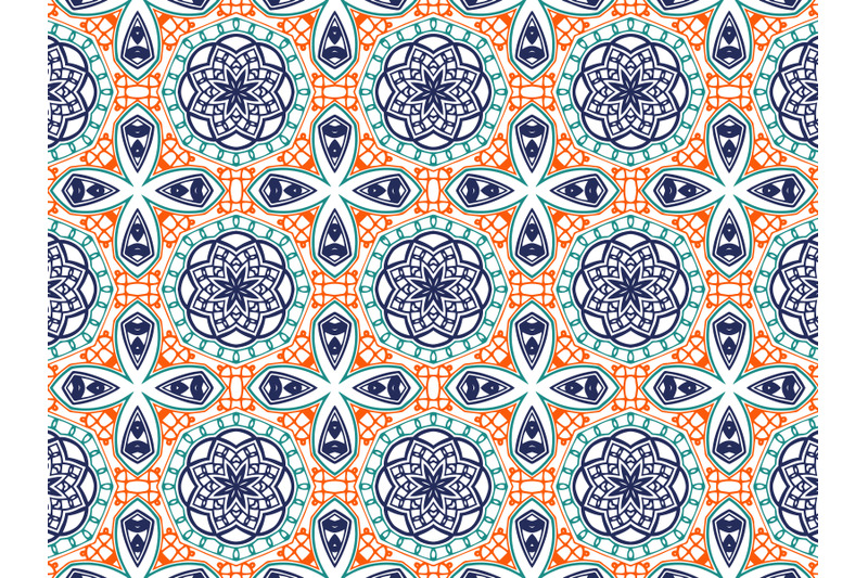 pattern-abstract-navy-orange-and-blue-color