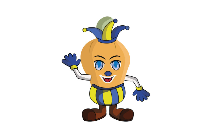 cashew-fruit-jester-cartoon-character