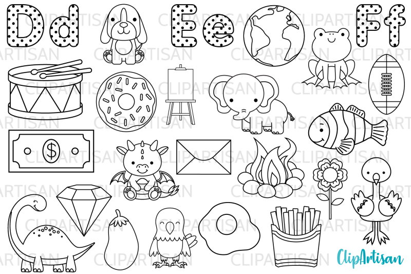 alphabet-digital-stamps-abc-clipart-a-to-z-def-letters